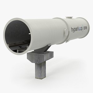 3D hyperloop xp1 tube model