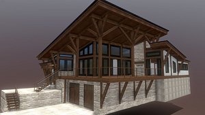 3D incomplete superfuntimes fancy cabin model