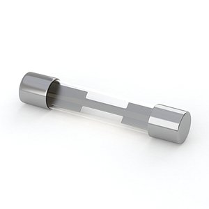 3D Glass Tube Fuse Silver 02