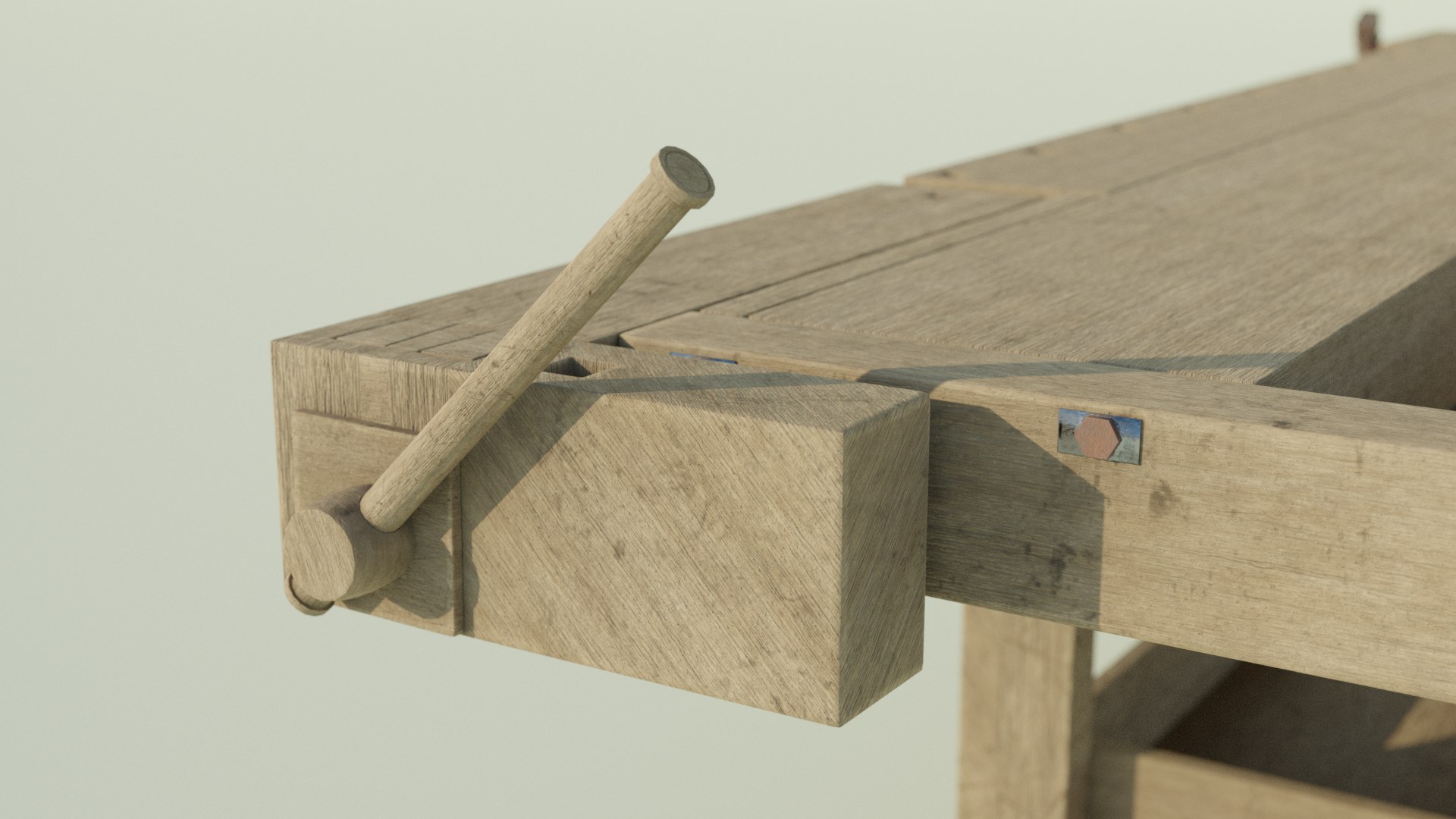 3D Realistic Workbench Model - TurboSquid 1609131