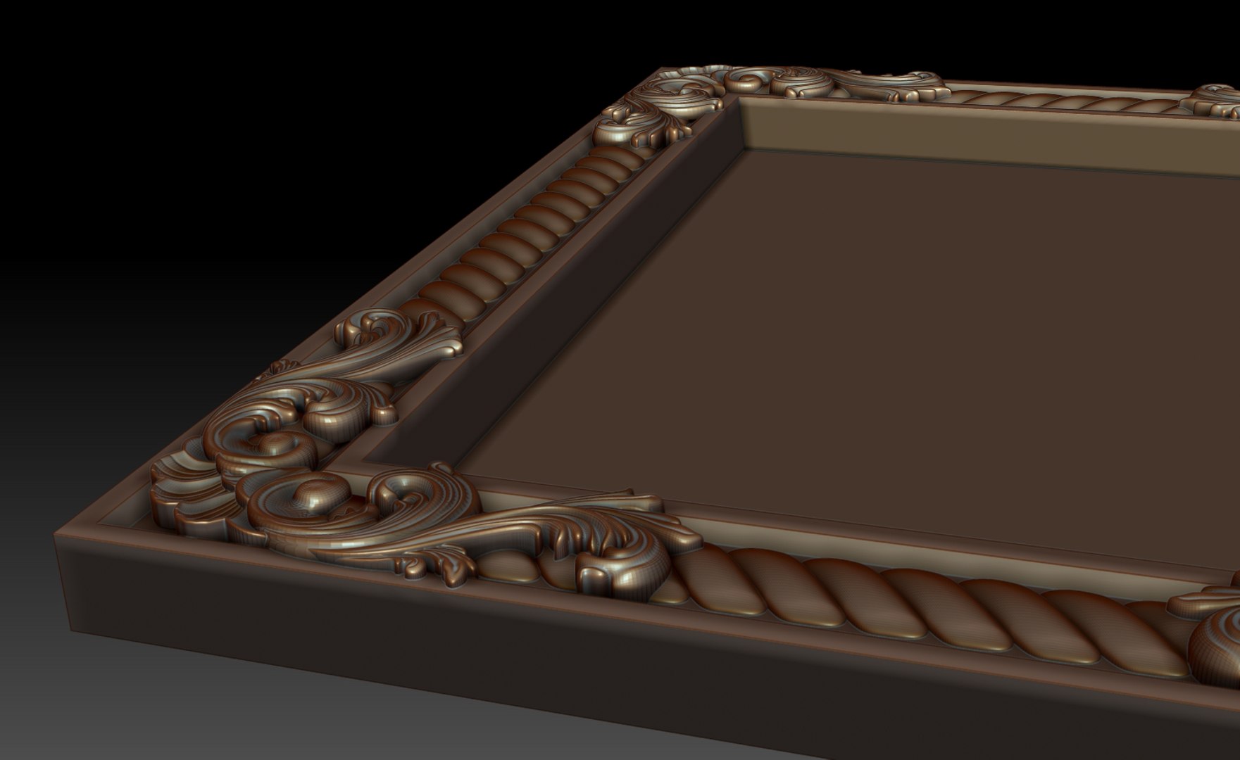 3ds Max Decorative Frame