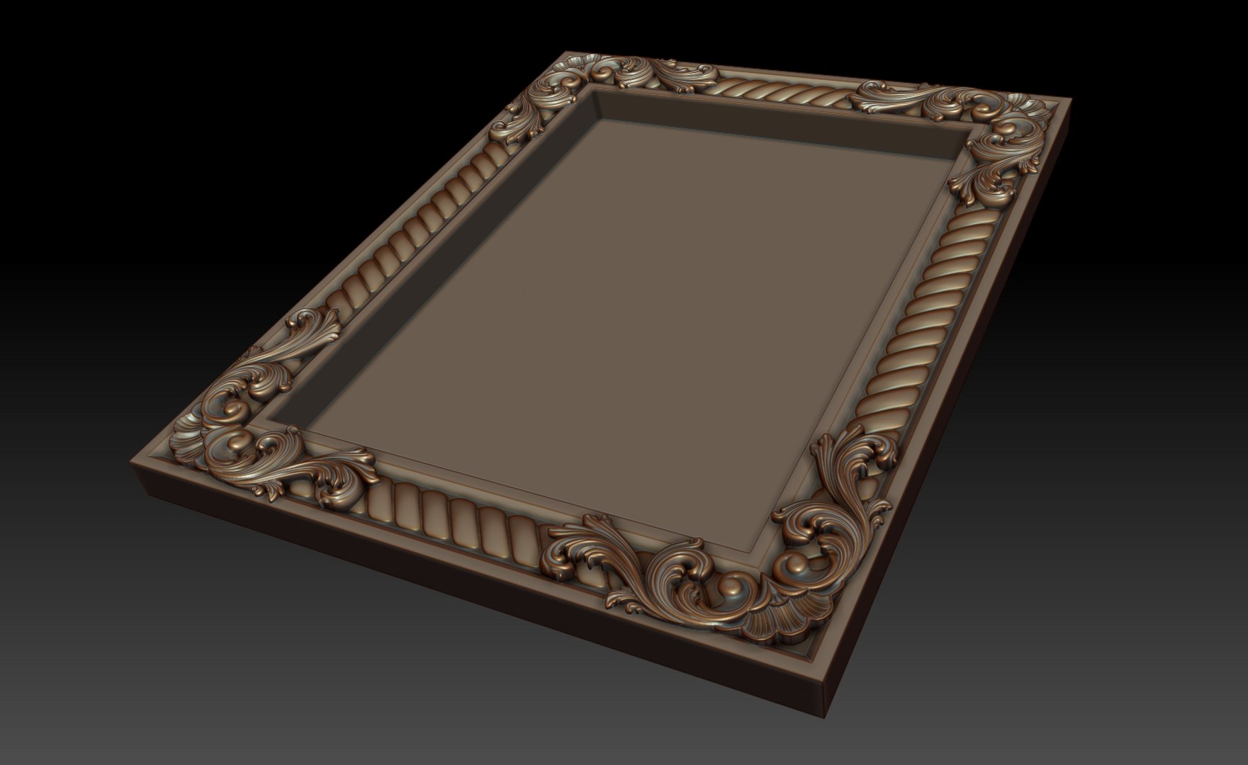 3ds Max Decorative Frame