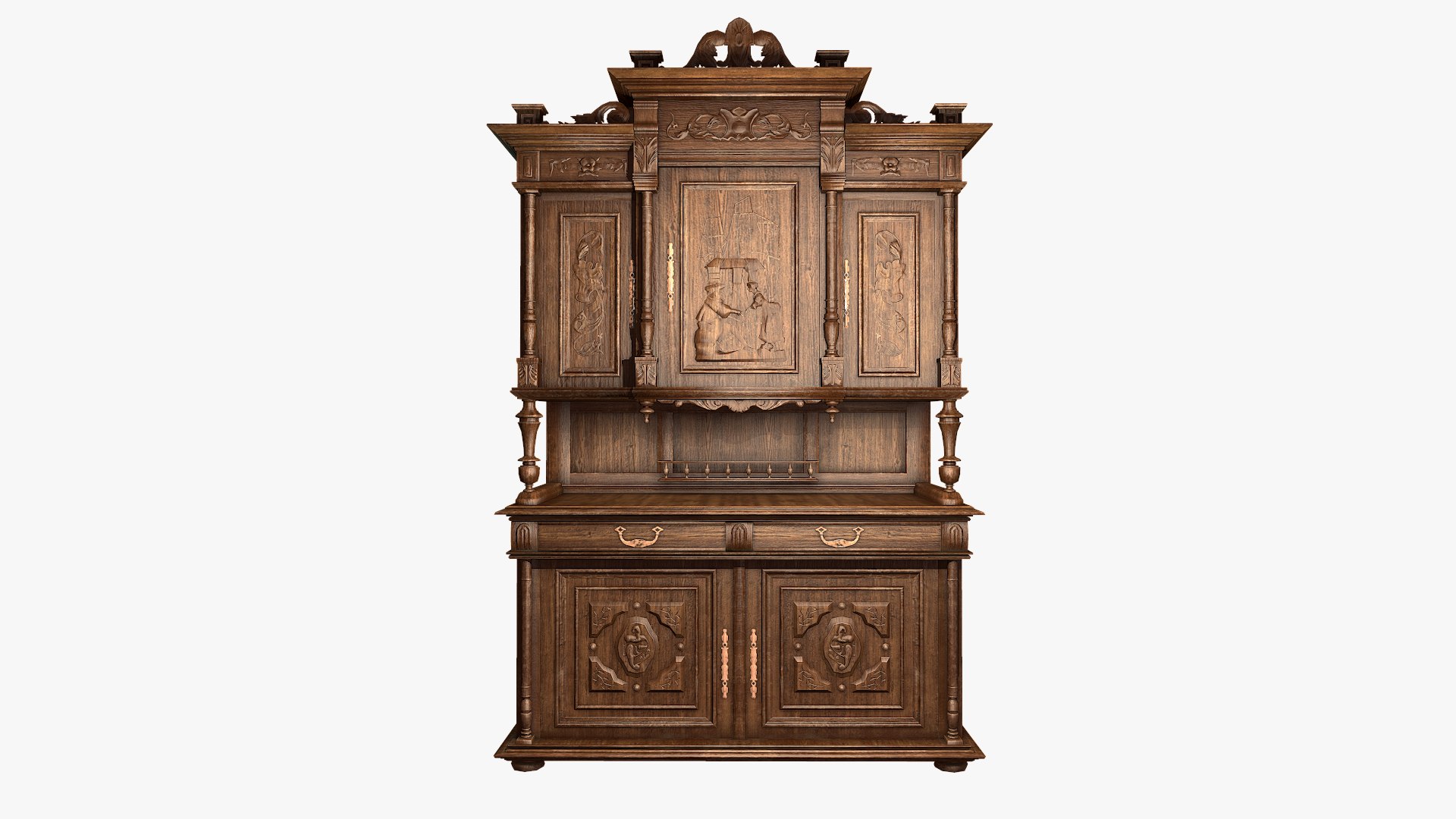 3D model lowpoly classic old TurboSquid 1210936