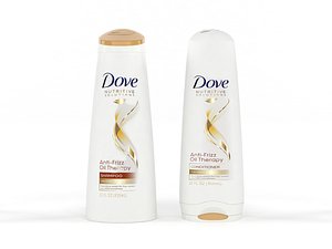 dove nutritive solutions shampoo 3D model