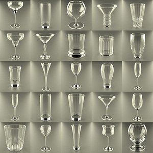 3dsmax glass set