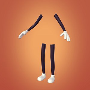 Cartoon Character 3D model