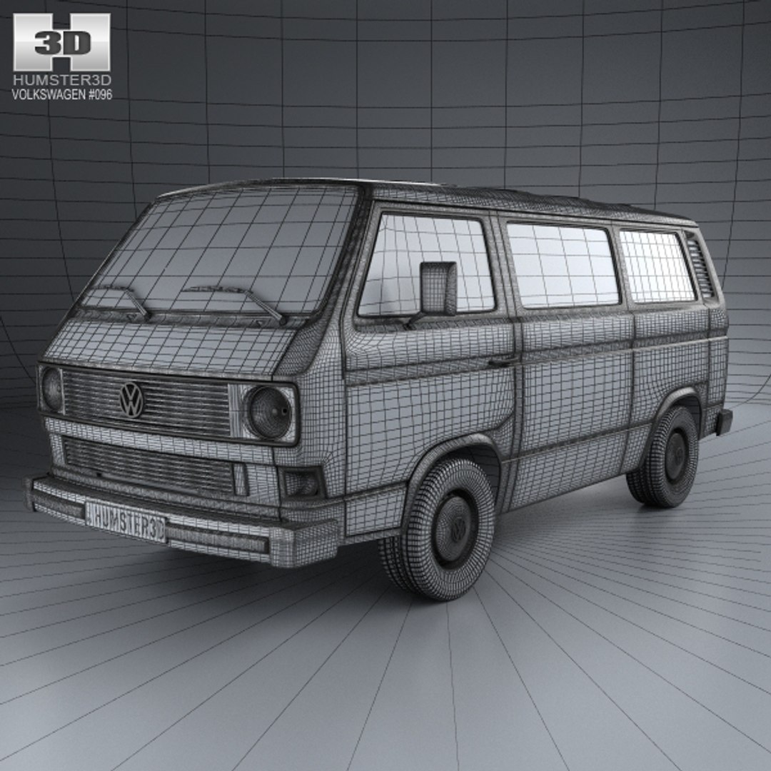 Volkswagen transporter t3 3D model - TurboSquid 1259231