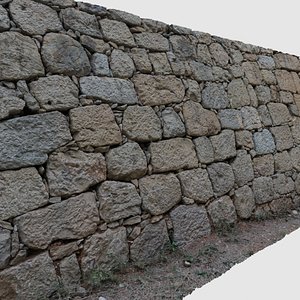 3D scan stone wall model