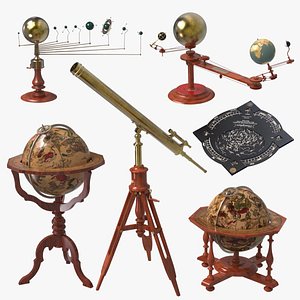 Early Astronomy Equipment 3D model