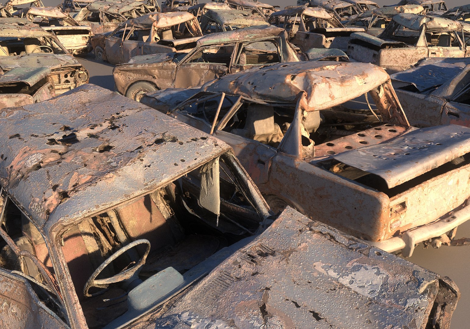Classic Wreck Pack 3D Model - TurboSquid 1621195