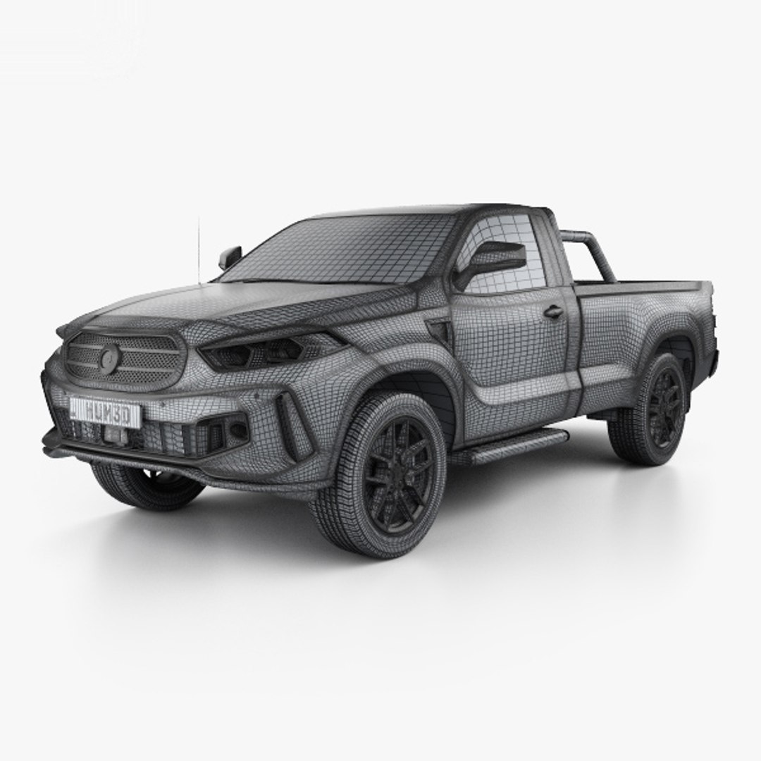 Generic single cab 3D - TurboSquid 1524635