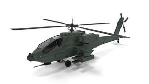 3D Apache ah 64