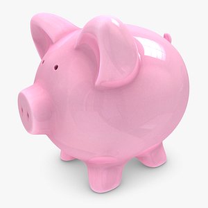 3d model piggy bank