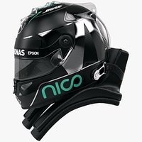 Nico Rosberg 2016 style Racing helmet
