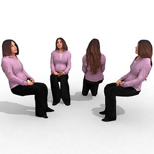 3d Model - Business Female #13