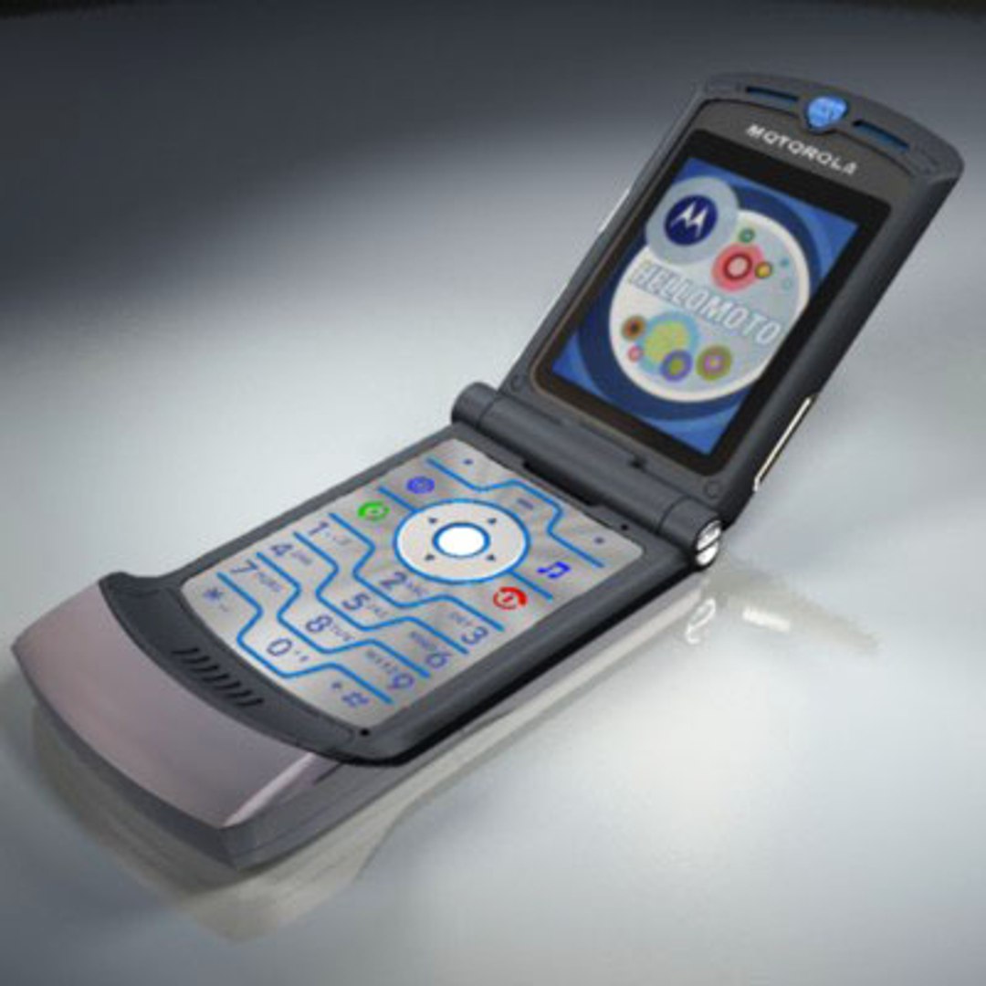 Phone Motorola Razr V3i 3d Model