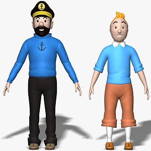 Fusée Tintin, 3D CAD Model Library