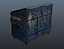 dirty garbage bin obj