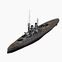 Battleship Bayern Class Imperial German Navy
