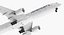 空客A350-1000美国航空公司Rigged 3D模型