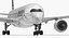 空客A350-1000美国航空公司Rigged 3D模型