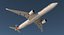 空客A350-1000美国航空公司Rigged 3D模型