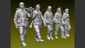 3D model soldier officer