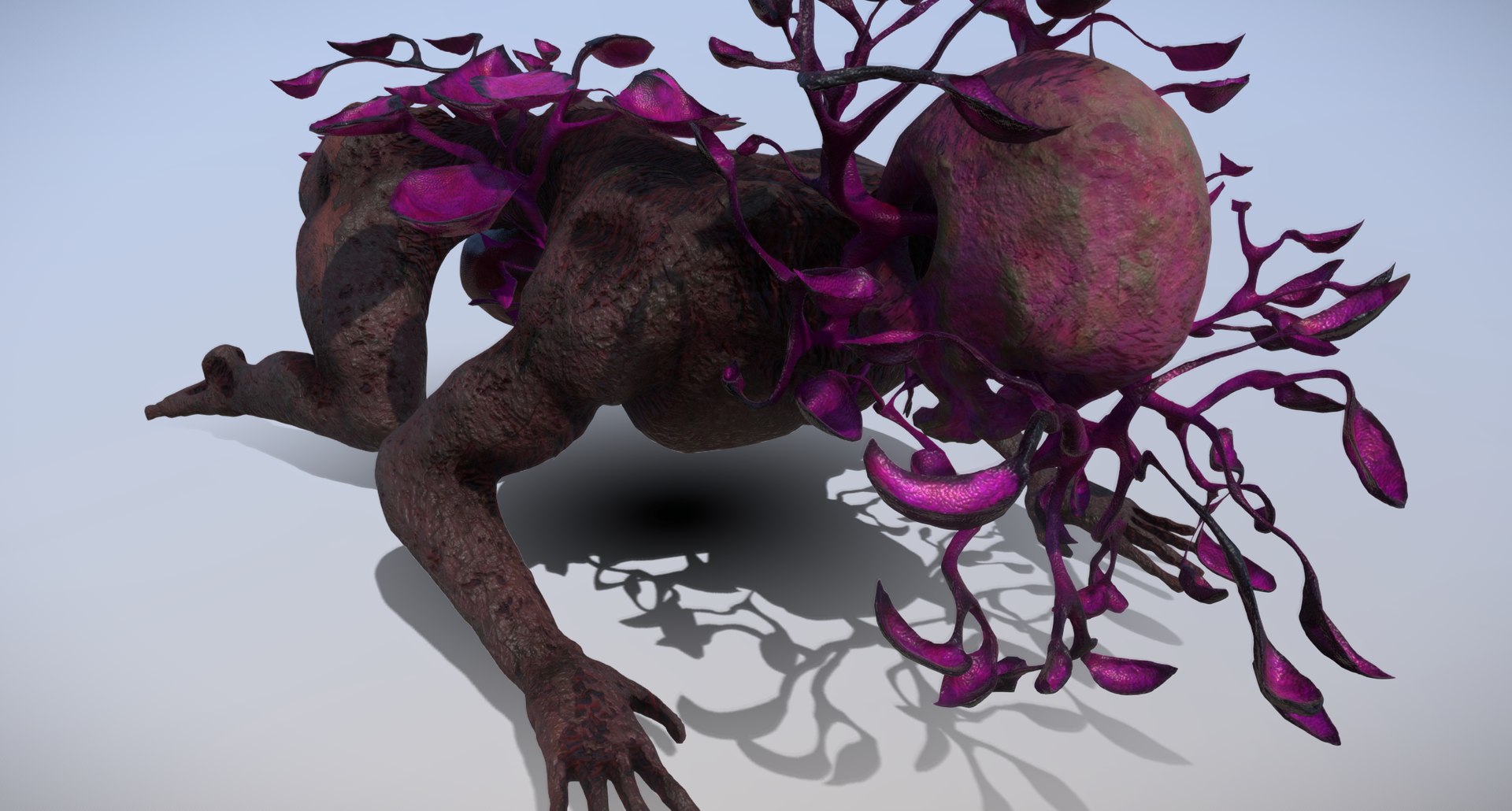 Abstract Zombie Supermutant Child Model - TurboSquid 1451981