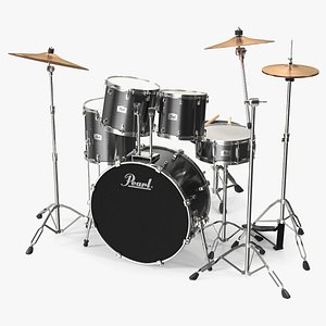 3D model Pearl Roadshow Drum Set