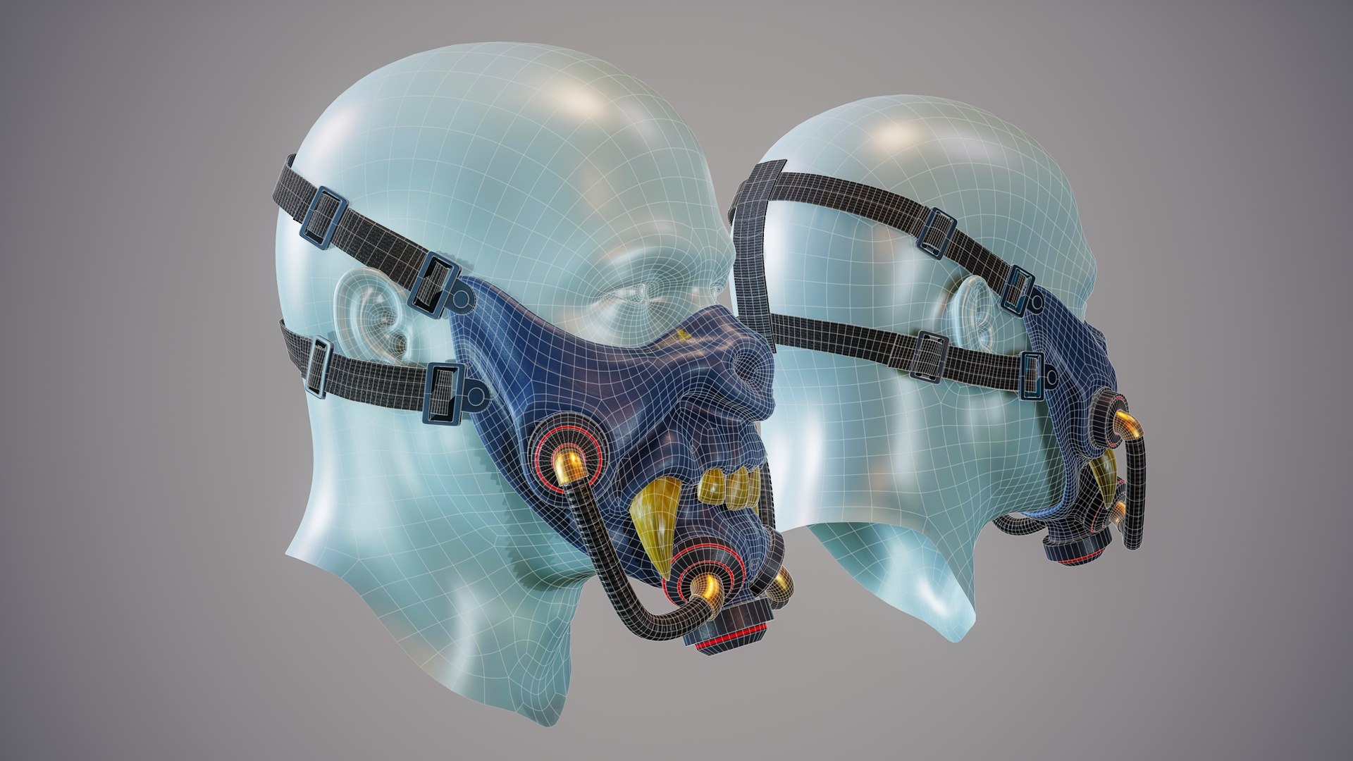 Cyber Mask 01 3D - TurboSquid 2149960