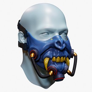 Cyber Mask 01 3D