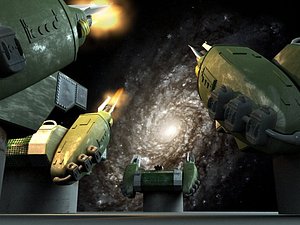 Battle Star Galactica cannons