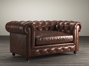 60" Kensington Leather Sofa