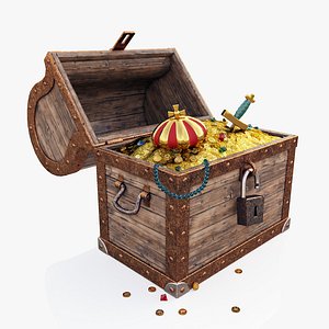 treasures chest 3D model