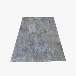Gravel Ground 07 - 3D photogrammetry model scan of sand and tire track pattern 3D model