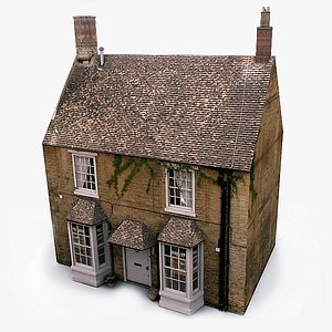 english village house 3d model