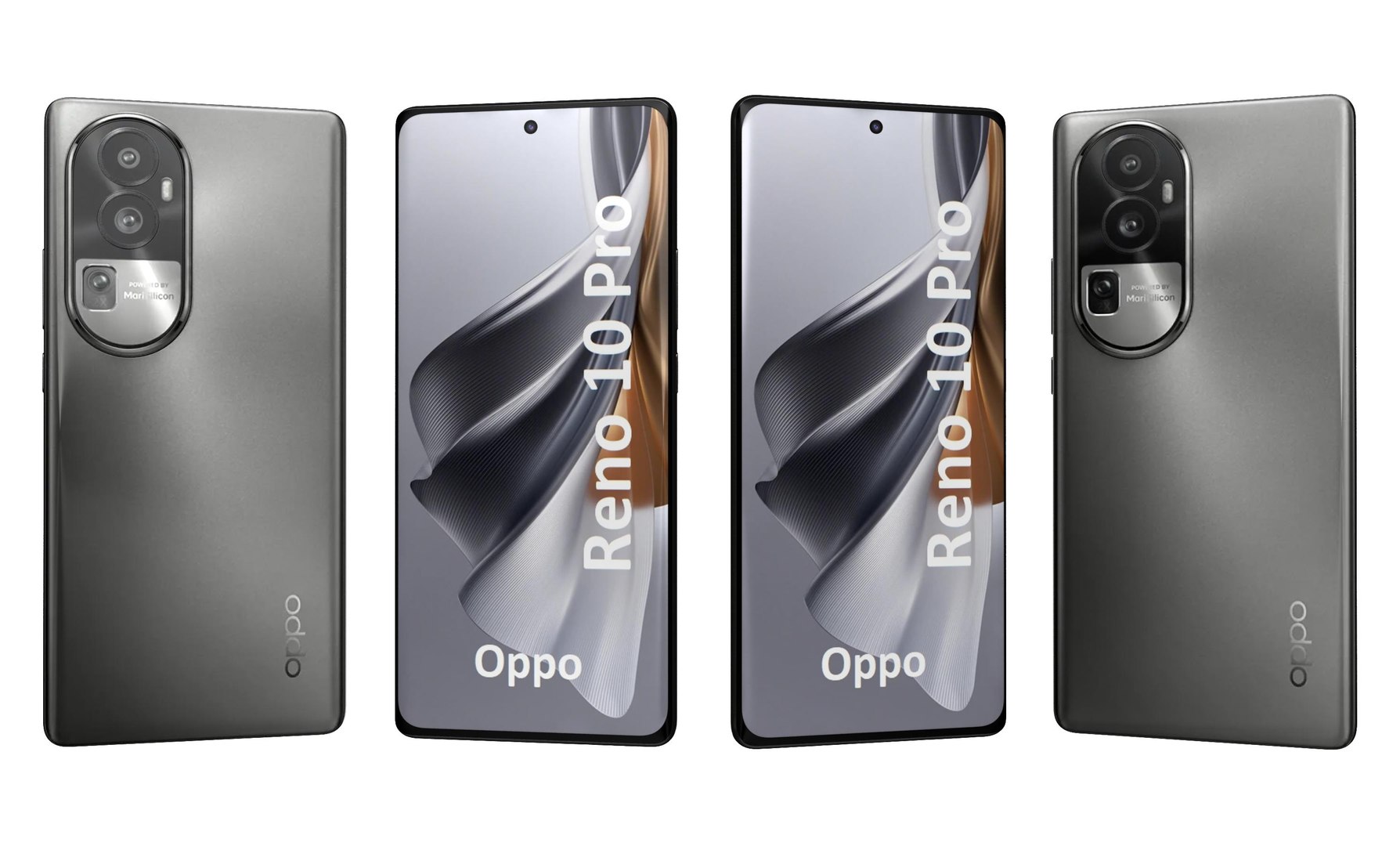 OPPO Reno 10 Pro All Colors Model - TurboSquid 2085507