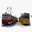 Tatra T3 + Ganz CSMG Straßenbahnkollektion