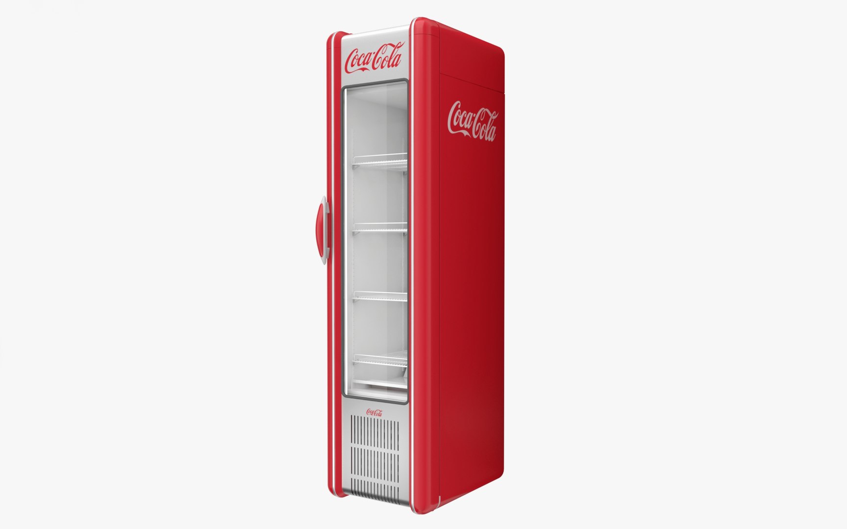 3D Coca Cola Retro Fridge Model - TurboSquid 1936698