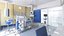 3D Hospital Patient Ward Room 3
