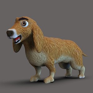3D Dog Cartoon