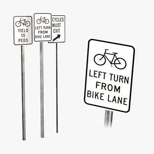 Road Signs - Regulatory Bicycle Facilities