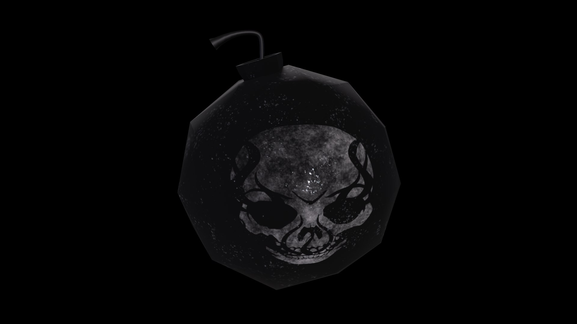 Bomb Game Ready Low Poly PBR 3D Model model - TurboSquid 2183145