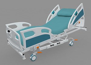 3D hospital bed