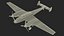 3D Messerschmitt Bf 110 or Me 110 WWII German Heavy Fighter Rigged
