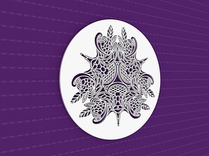 3D mandala cnc