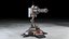 Автоматическая установка турели Низкополигональная 3D модель