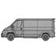 RAM PROMASTER 1500 Cargo Van 136 Standard Roof 3D
