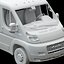 RAM PROMASTER 1500 Cargo Van 136 Standard Roof 3D