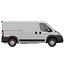 RAM PROMASTER 1500 Cargo Van 136 Standard Roof 3D